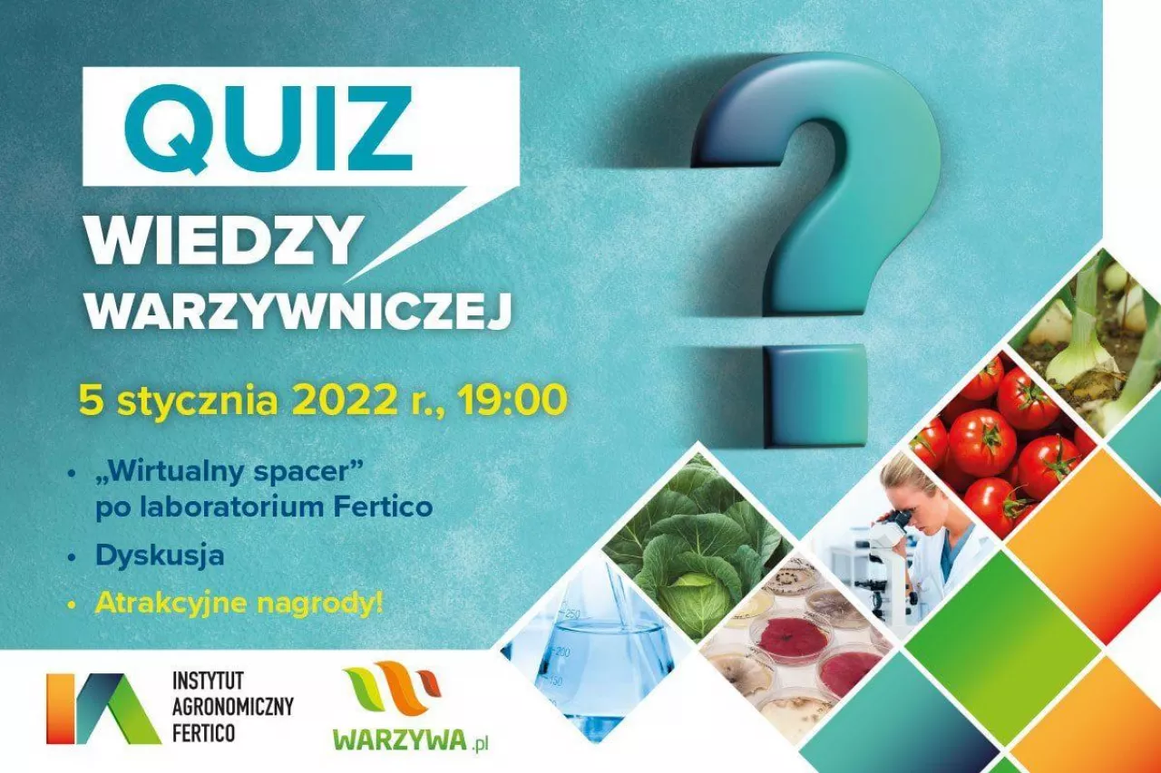 Pierwszy internetowy quiz wiedzy warzywniczej