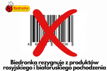Biedronka rezygnuje z produktów rosyjskiego i białoruskiego pochodzenia