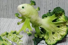 Rzeźbienie w brokule