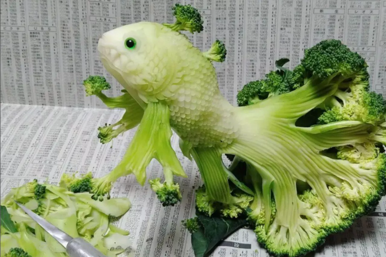 Rzeźbienie w brokule