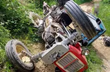 Wypadek podczas prac polowych