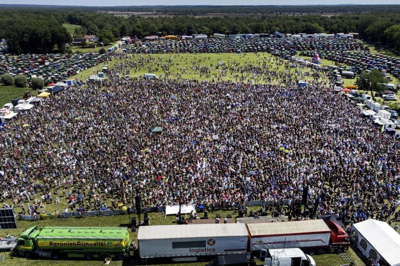Protesty rolnicze w Holandii