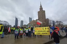 Protesty rolników przeciwko CPK