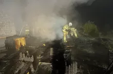 Pożar w miejscowości Głazów