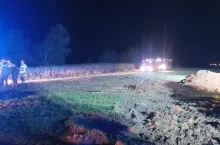 Wypadek, kobieta przysypana tonami ziemniaków