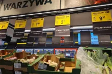 importowane warzywa i owoce oznaczone jako Polskie