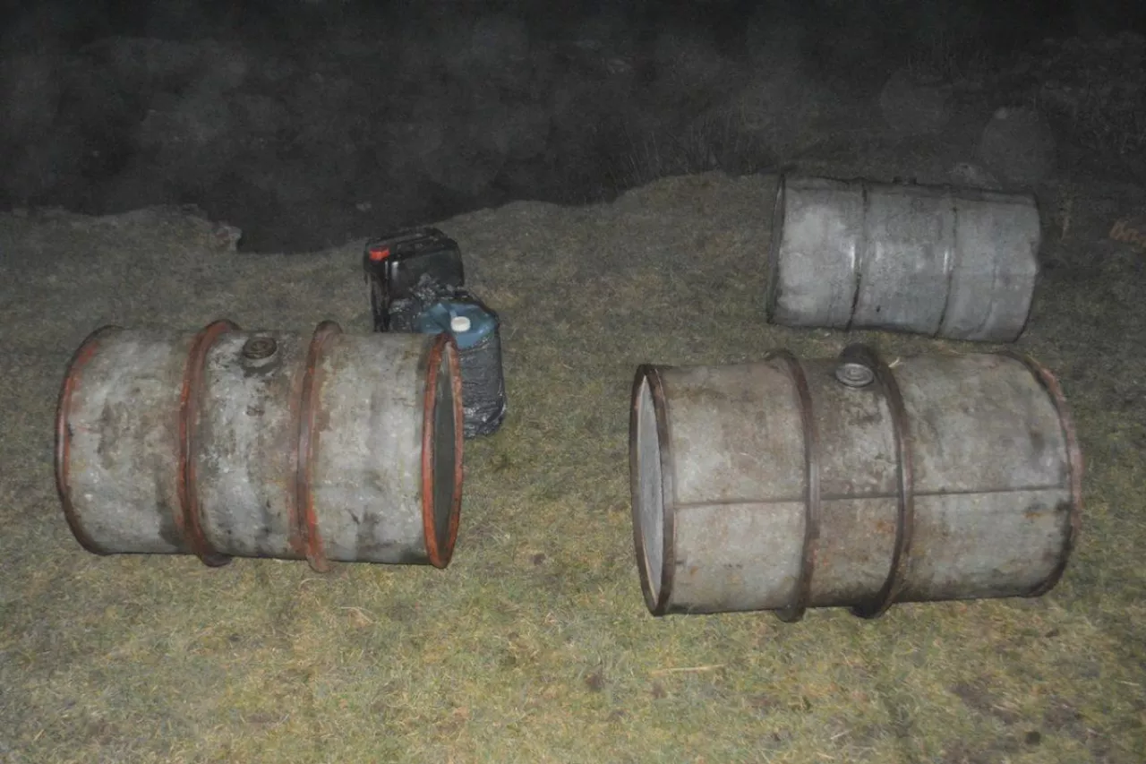 Kradzież oleju napędowego