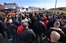 Strajk polskich firm transportowych