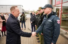 Wizyta ministra Roberta Telusa na granicy