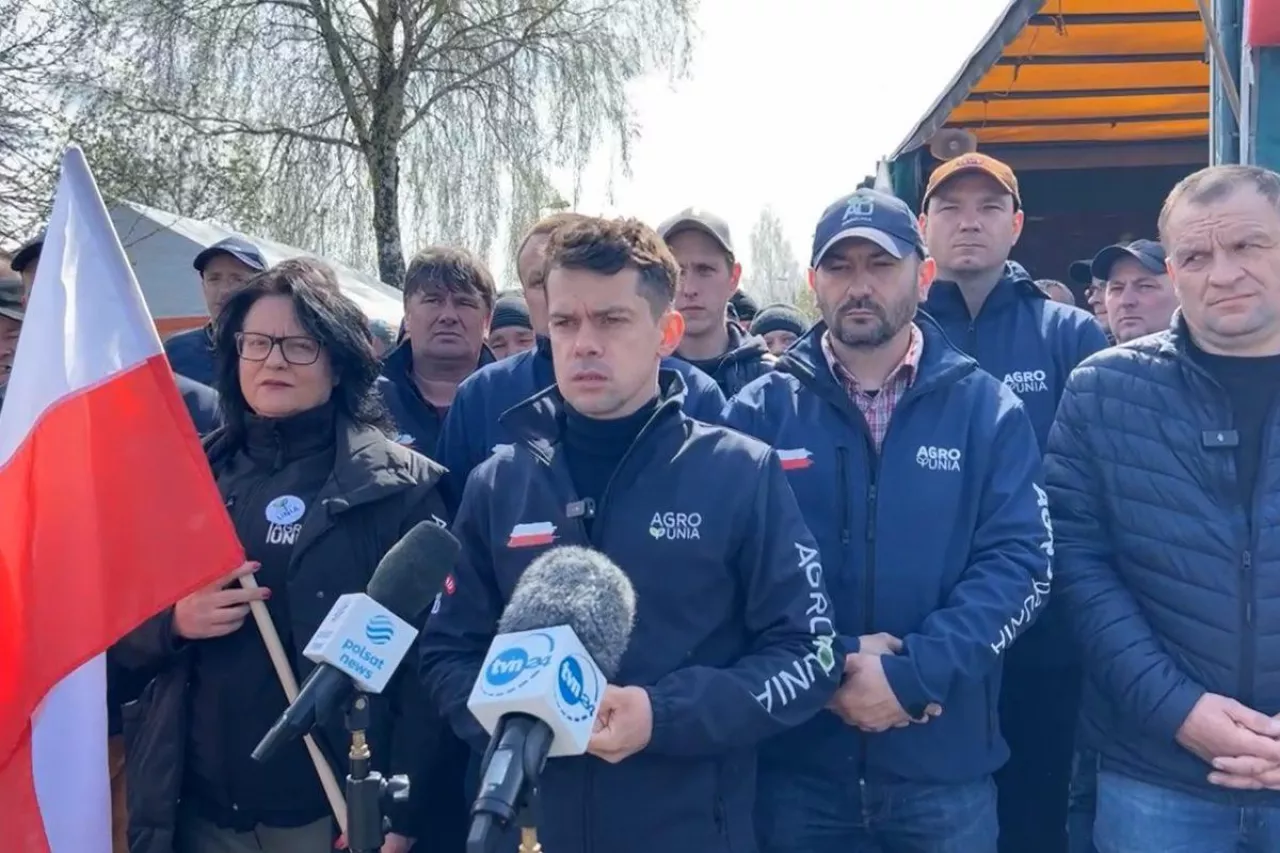 Protest rolników w Hrubieszowie