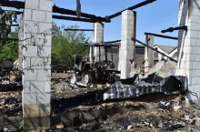 Pożar gospodarstwa rolnego