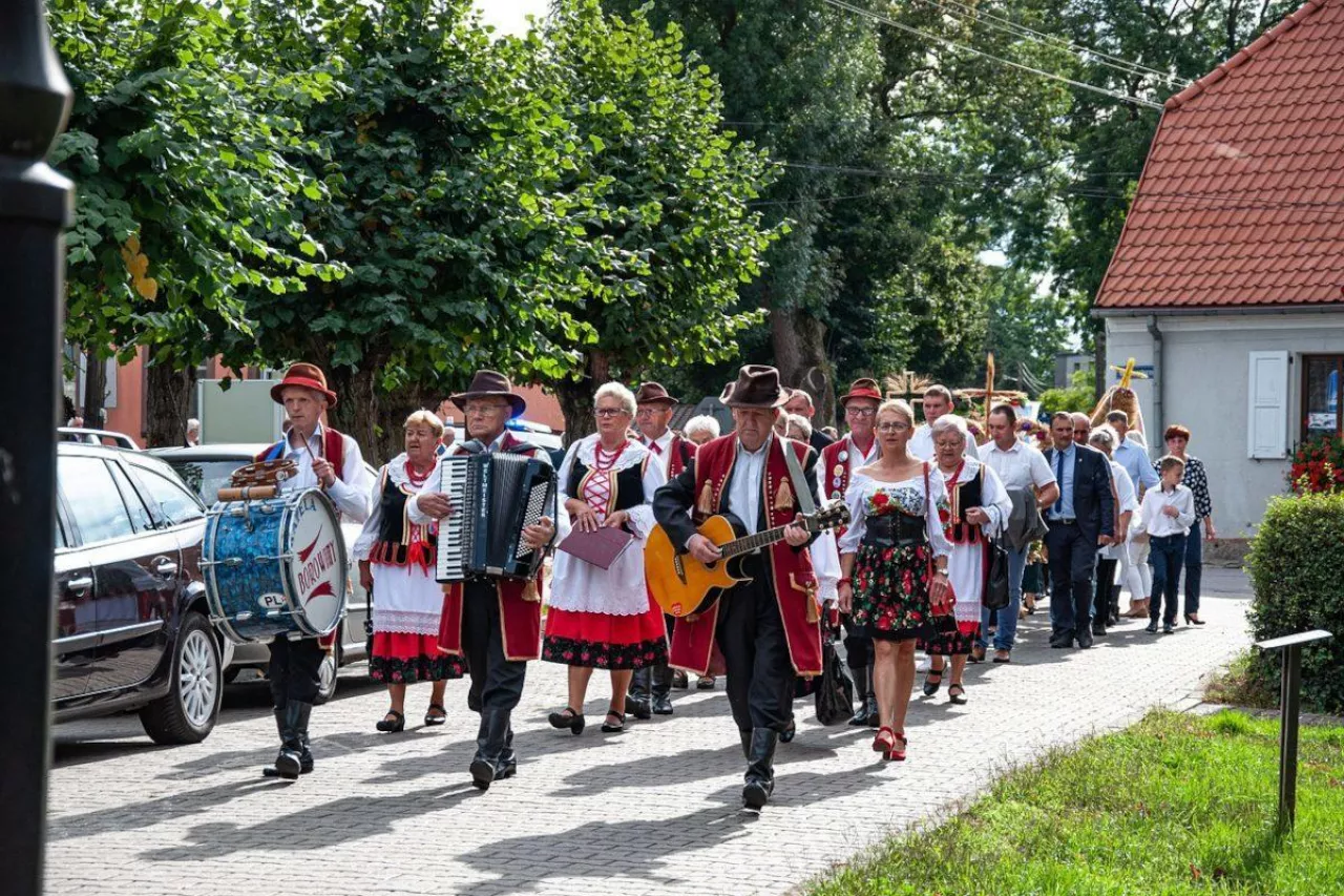 Uroczystość na zakończenie żniw