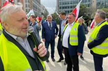Protest rolników w Brukseli