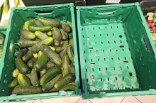 Ogórki gruntowe w markecie
