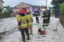 Gradobicie wieś Łosieniec