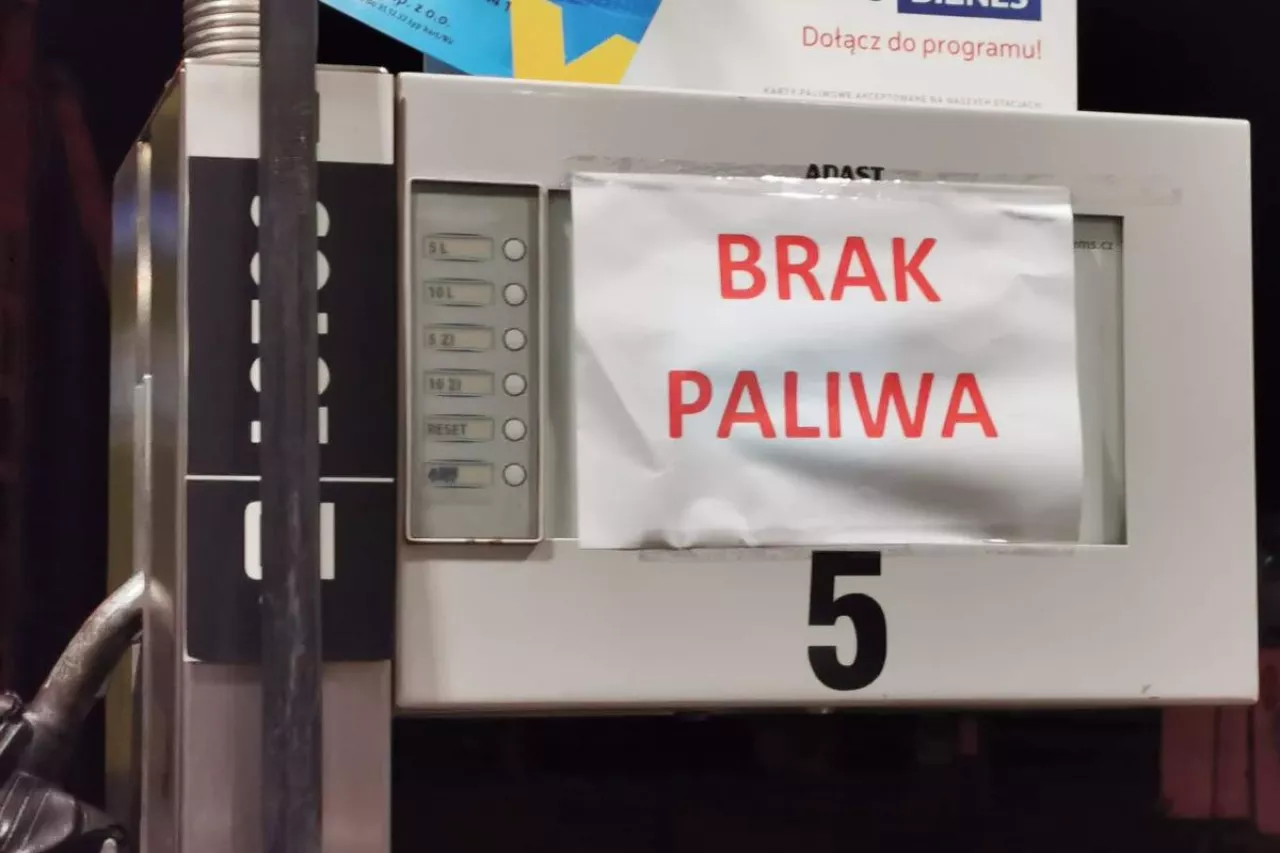 Brak paliw