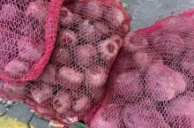 Buraki w workach Bronisze