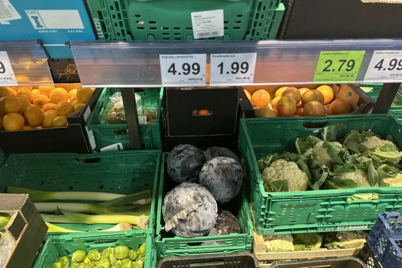 Ceny kapusty czerwonej w marketach