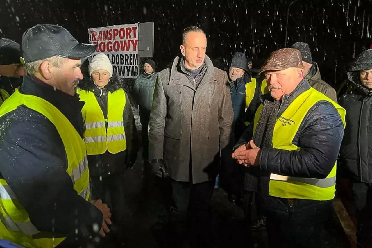 Protest rolników na granicy