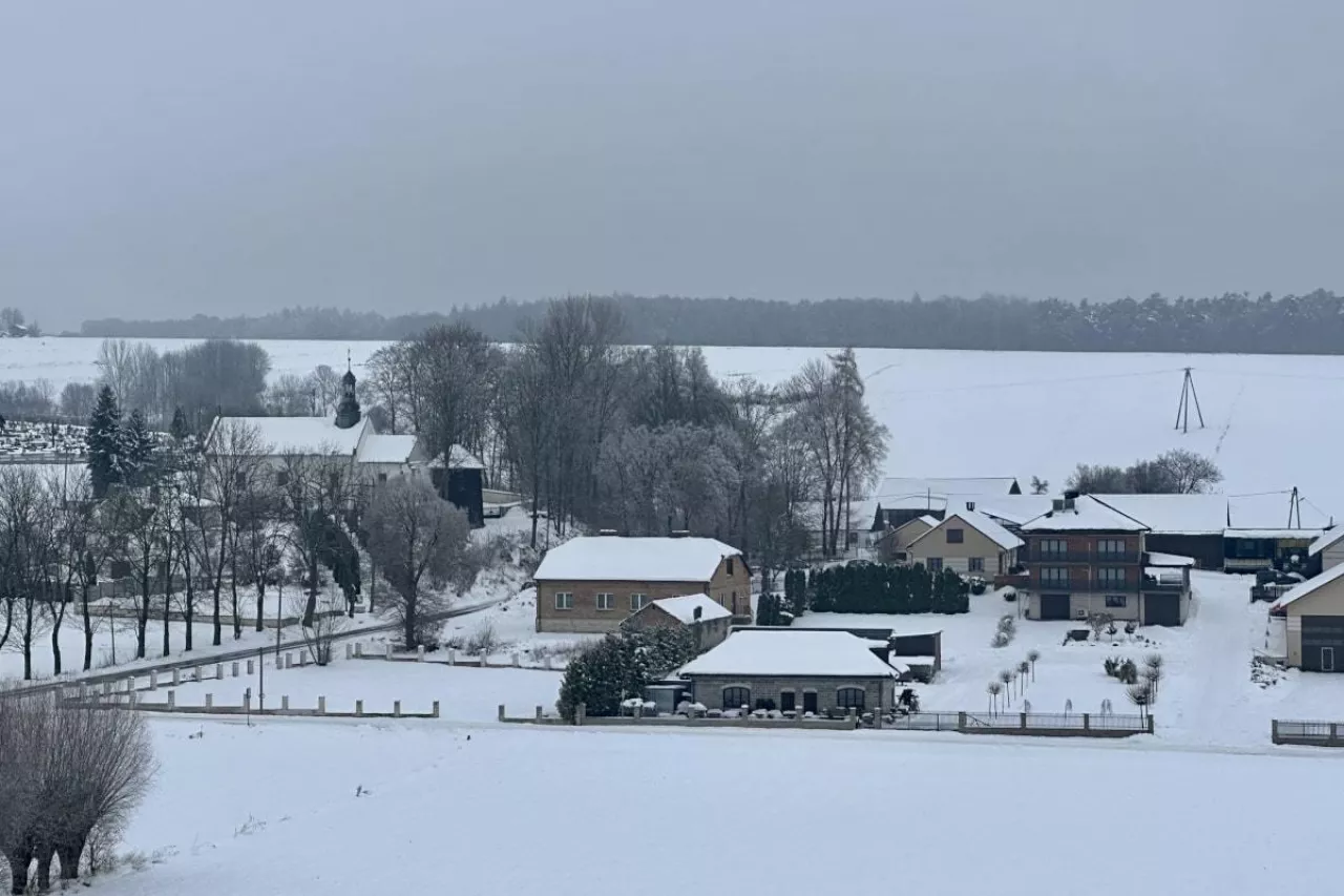 Zima śnieg