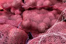 Buraki w workach rynek Bronisze