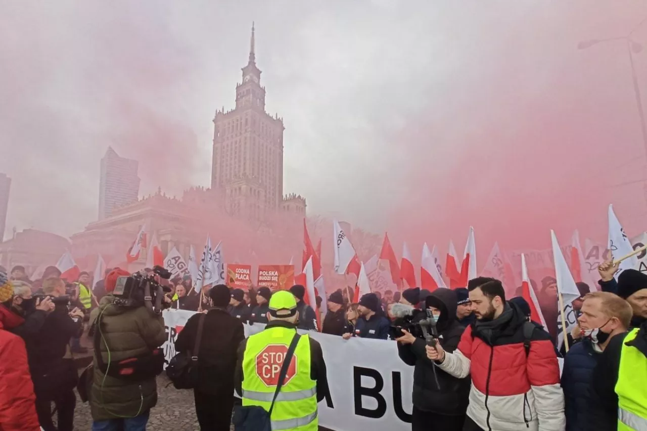 Protest rolników Warszawa