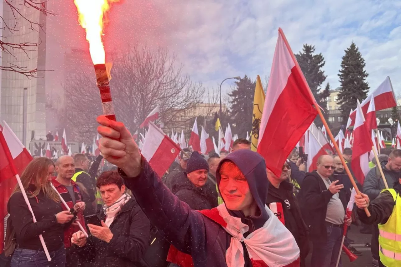 Protest rolników w stolicy