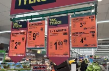 Ceny warzyw w markecie