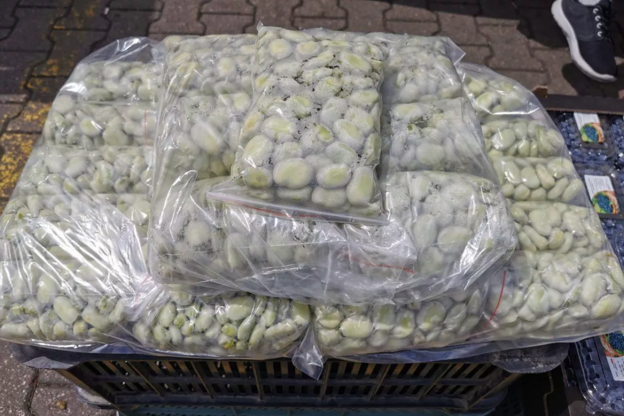 Bób na rynku hurtowym Bronisze