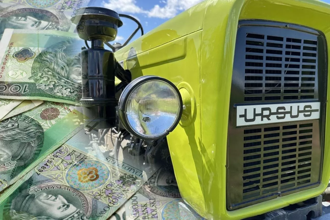 Ursus C-330 i banknoty