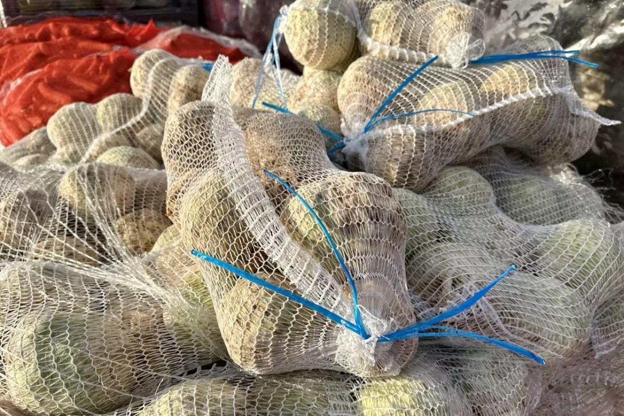 Seler na rynku hurtowym w Broniszach