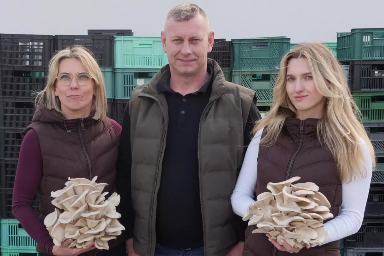 Karolina, Zbigniew i Patrycja Kalinowie